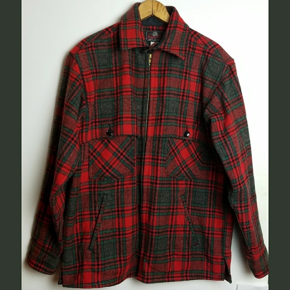 Johnson Woolen Mills Mens Vintage Plaid 